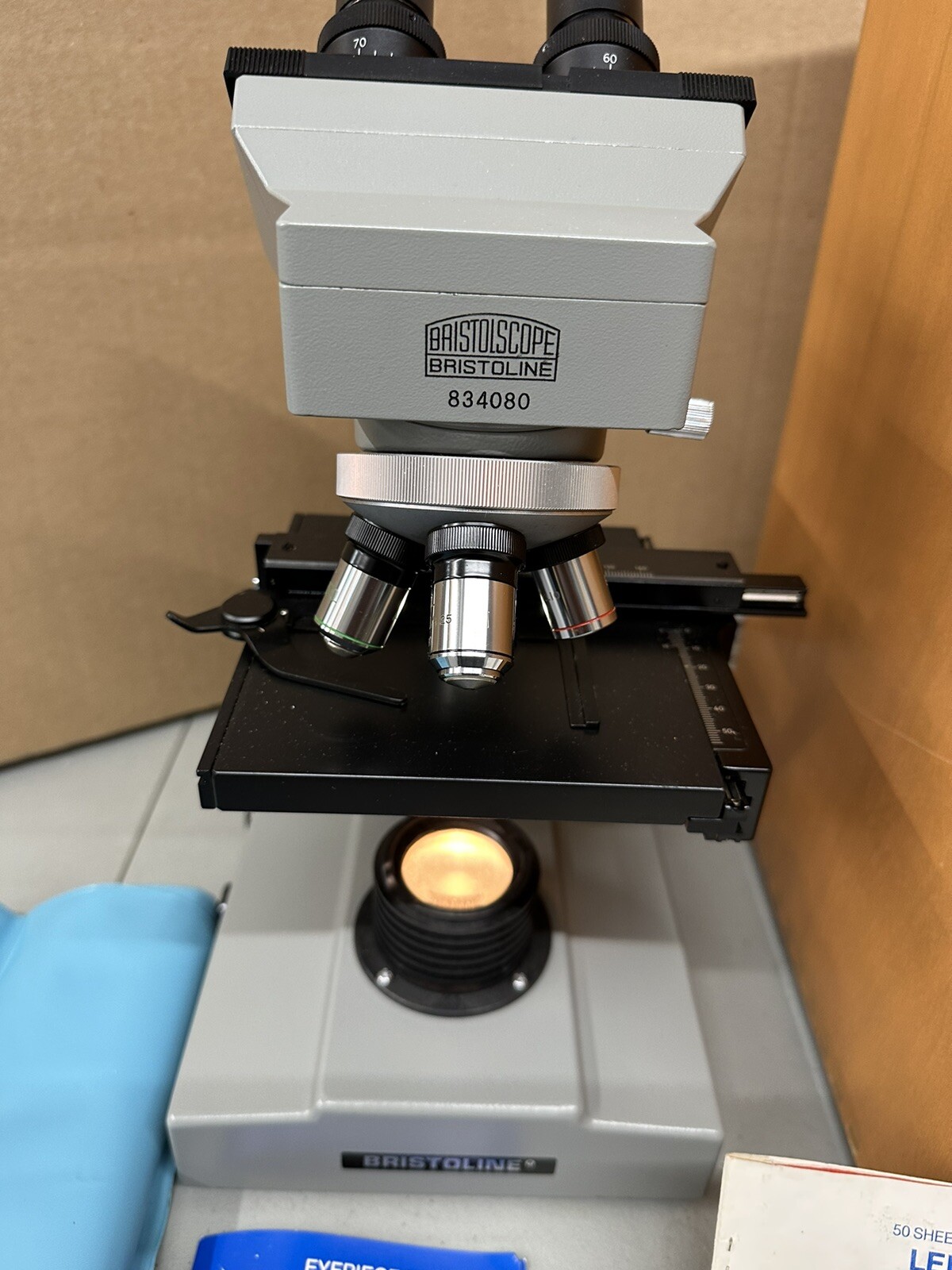 Bristol Scope Bristoline Compound Biological Microscope