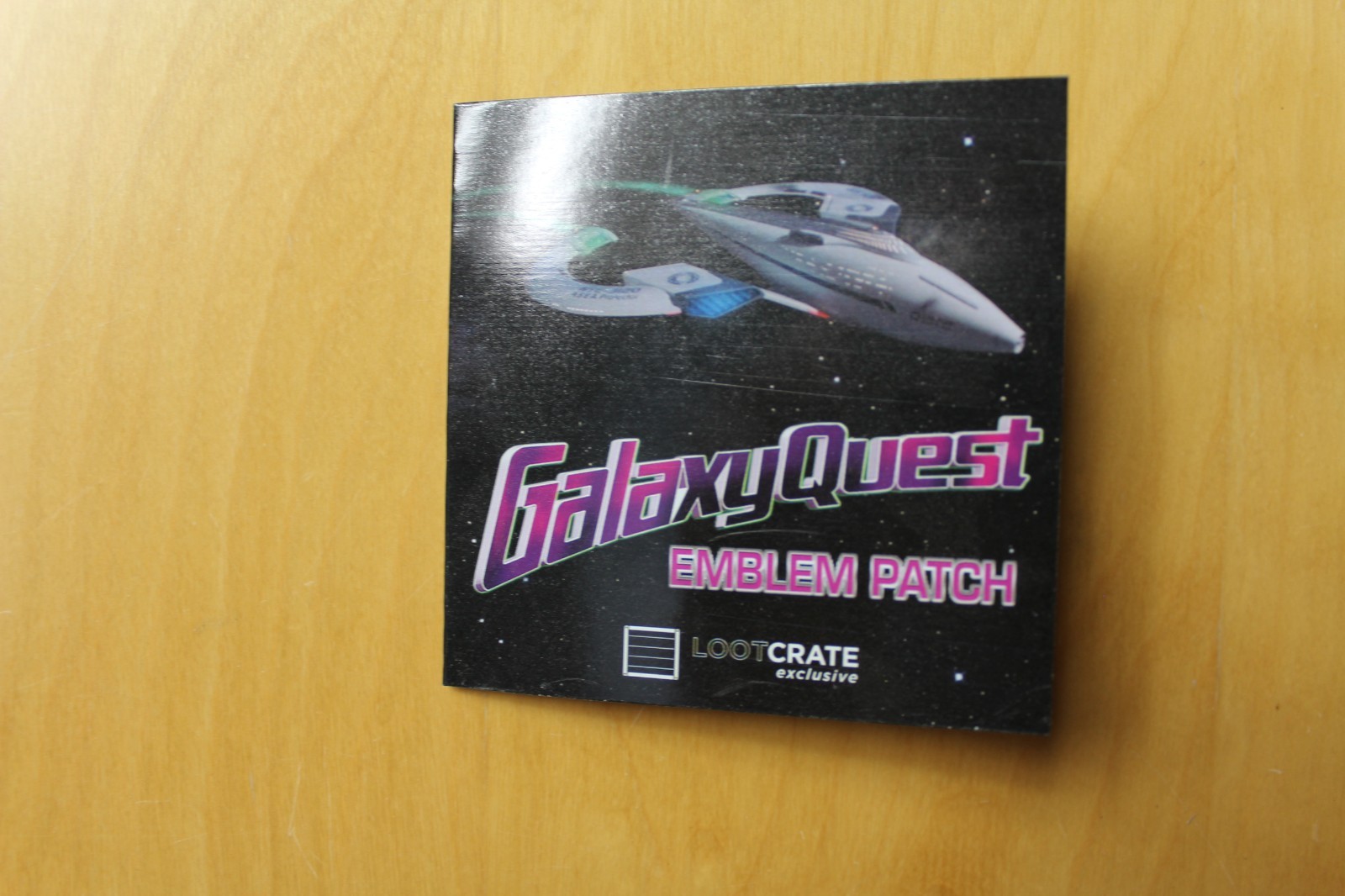Galaxy Quest Emblem Patch Uniform Prop Replica Loot Crate Exclusive New
