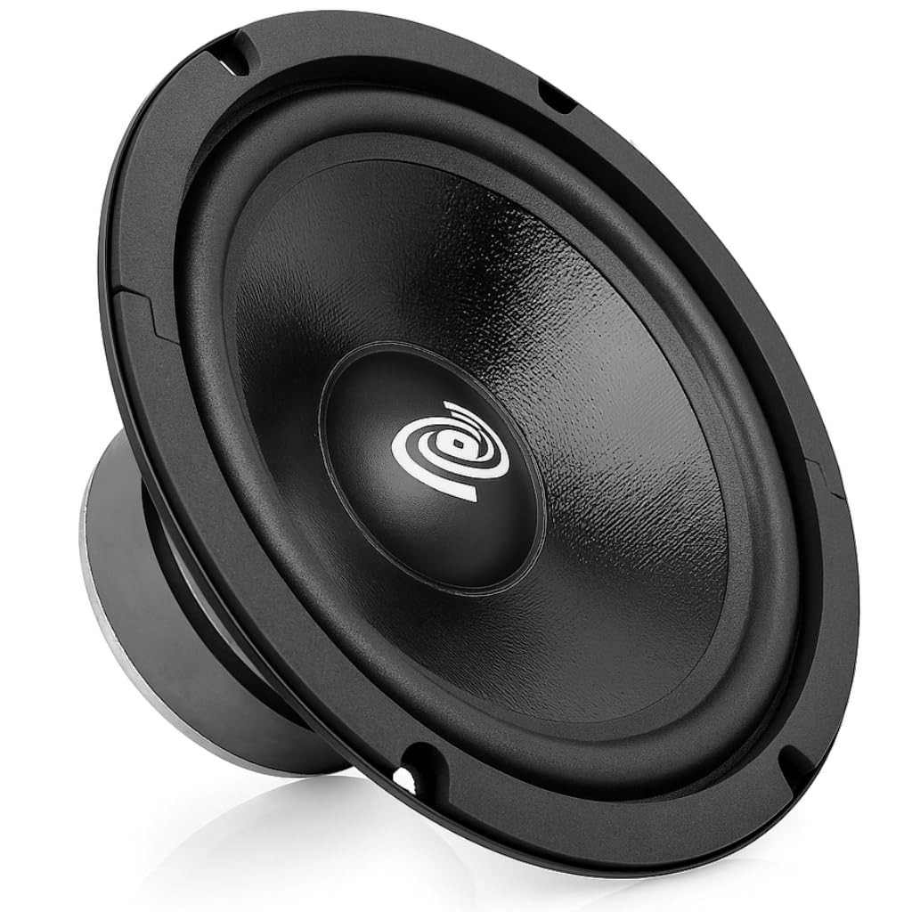 Pyle 8 Inch Car Midbass Woofer - 360 Watt High Powered 8 Inch, Black