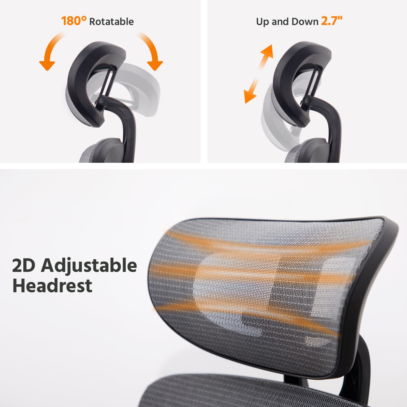 Deluxe Mesh Ergonomic Office Chair with Adjustable Lumbar Support