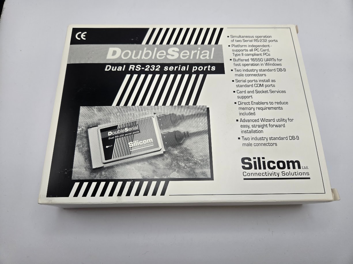 SILICOM Dual RS-232 Serial Port Adapter – Double Serial COM Ports FREE SHIPPING!