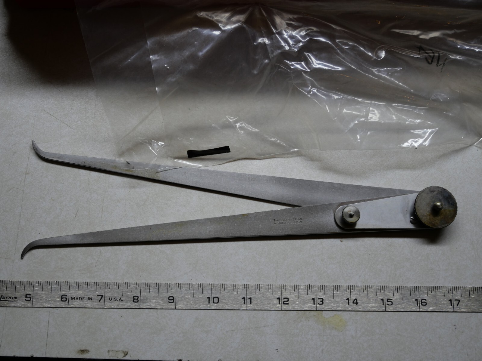 Starrett No. 39-12, 12" Lock Joint Inside Calipers