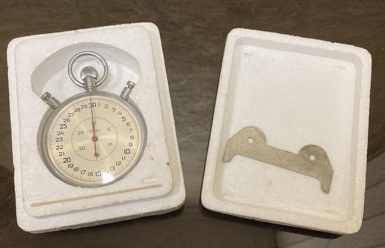 Vintage Slava Stopwatch Mechanical USSR Soviet Chronometer, 1980's