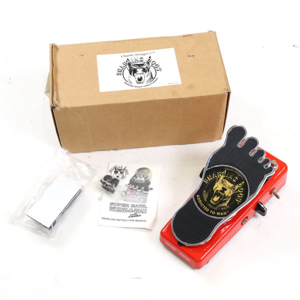 Snarling Dogs Whine-O Wah Guitar Effect Pedal Used with Box and Manual