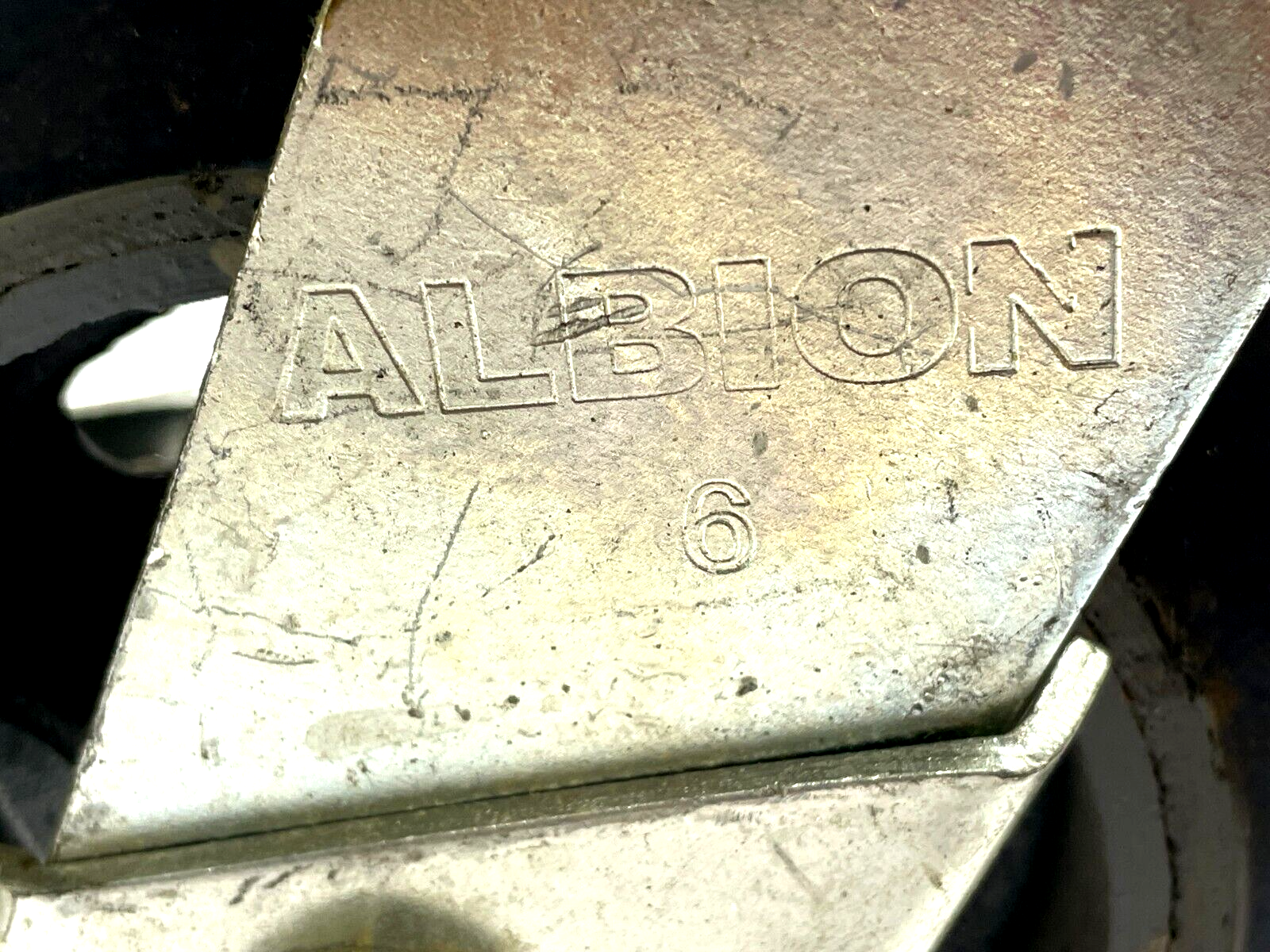 Albion 6" Diameter Caster w/ Face Brake