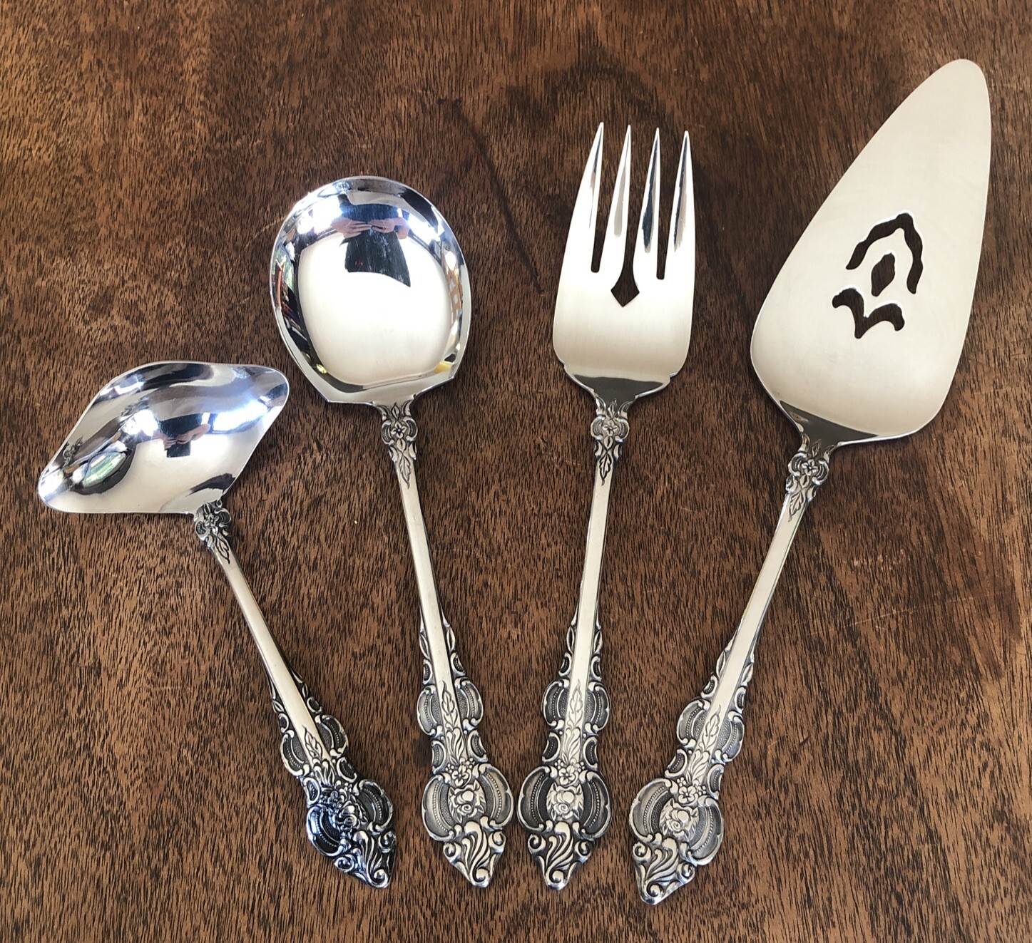 Lot 4 Pc. Oxford Hall SUTHERLAND Japan Stainless Flatware Serving Set