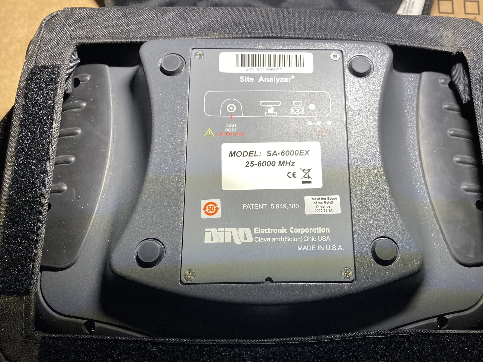 Bird SA-6000EX Cable Antenna Site Analyzer 25-6000 MHz Unit