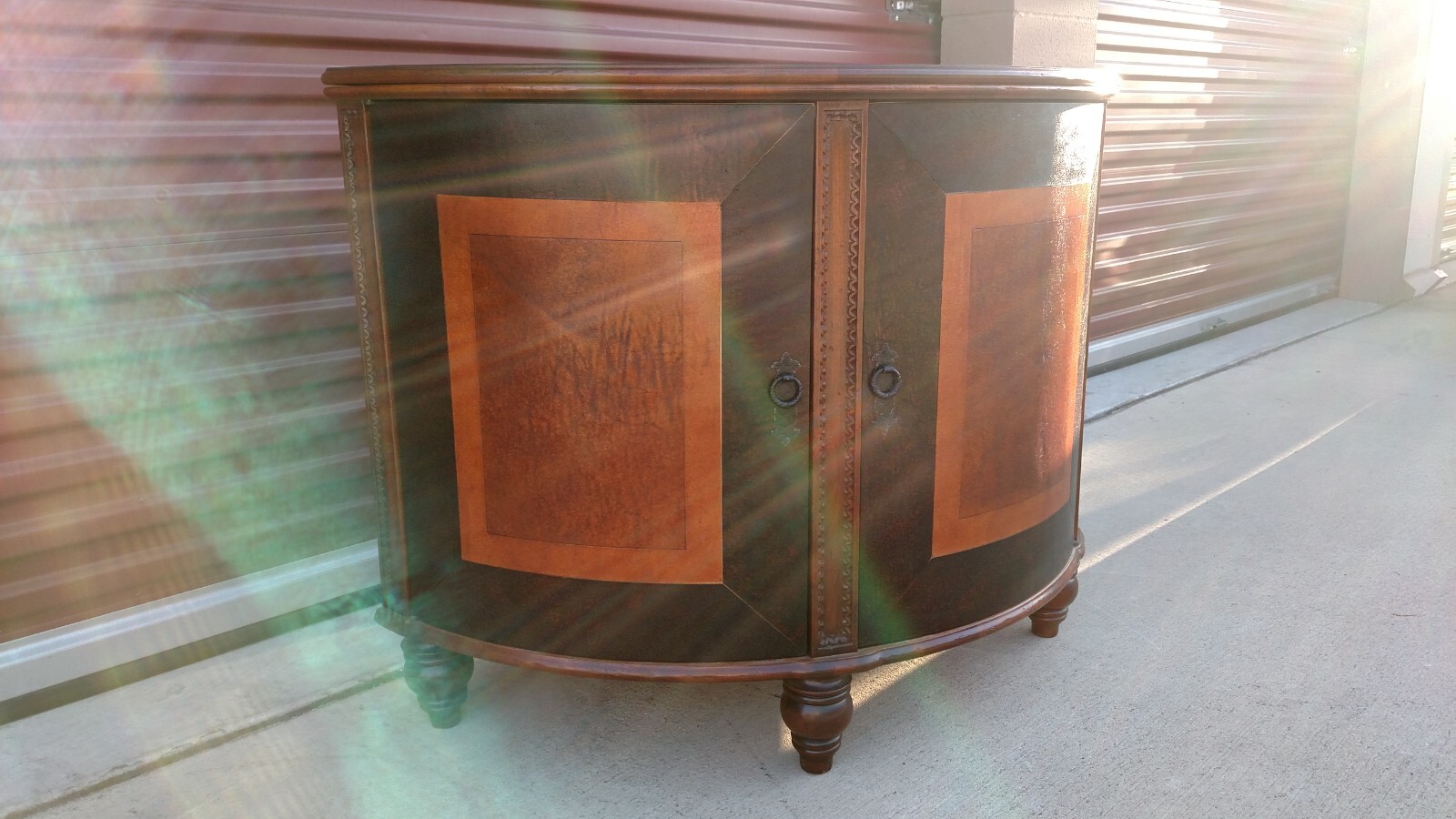 South Cone Monaco Half-Moon Leather Chest