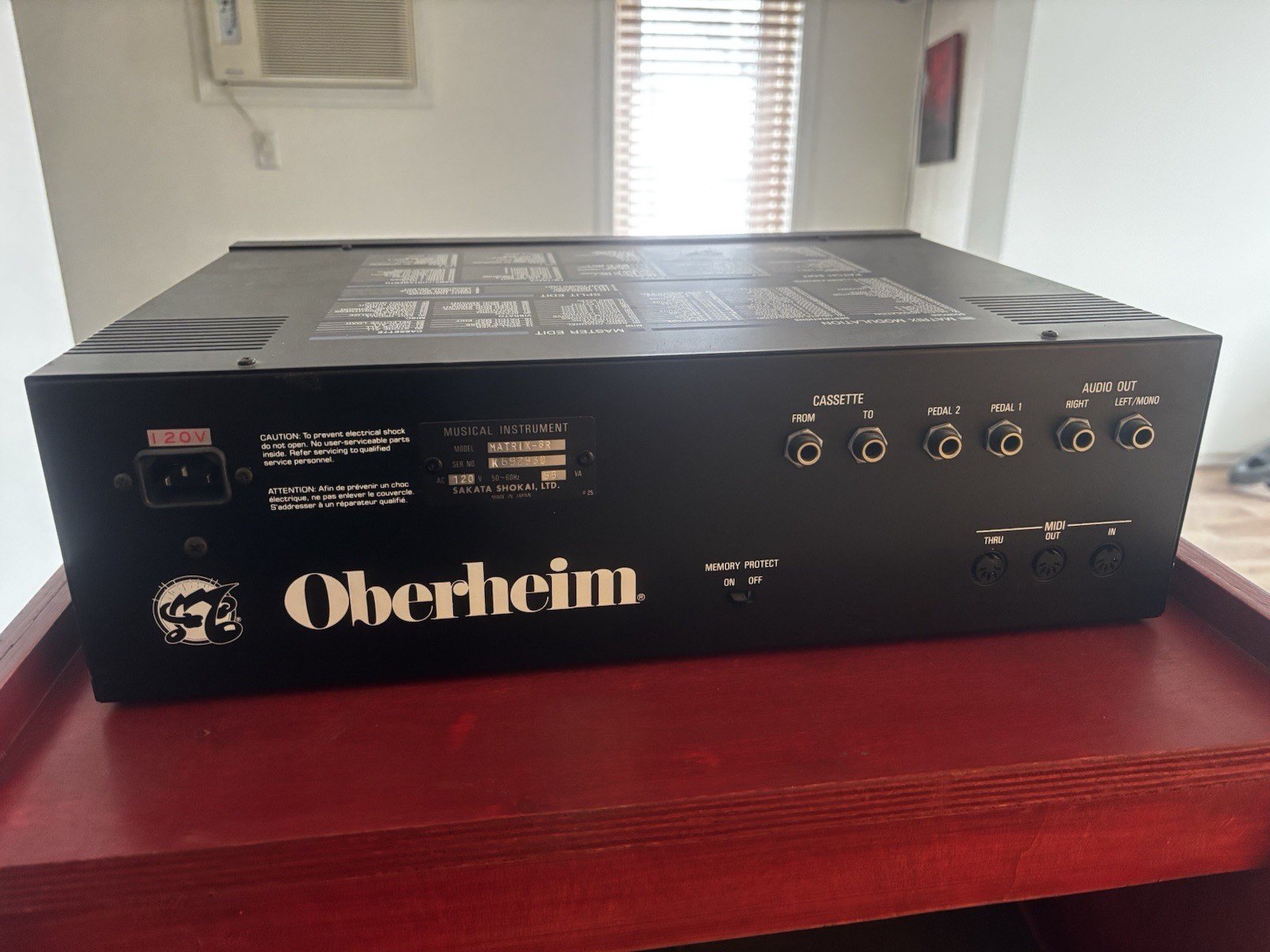 Oberheim Matrix-6R Rackmount Analog Synth Module w/ Memory Protect, MIDI.