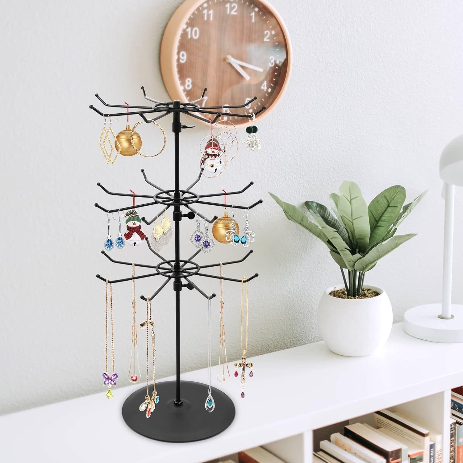 Adjustable Tier Heights Only CounterTop Spinner Display Stand Medium Duty