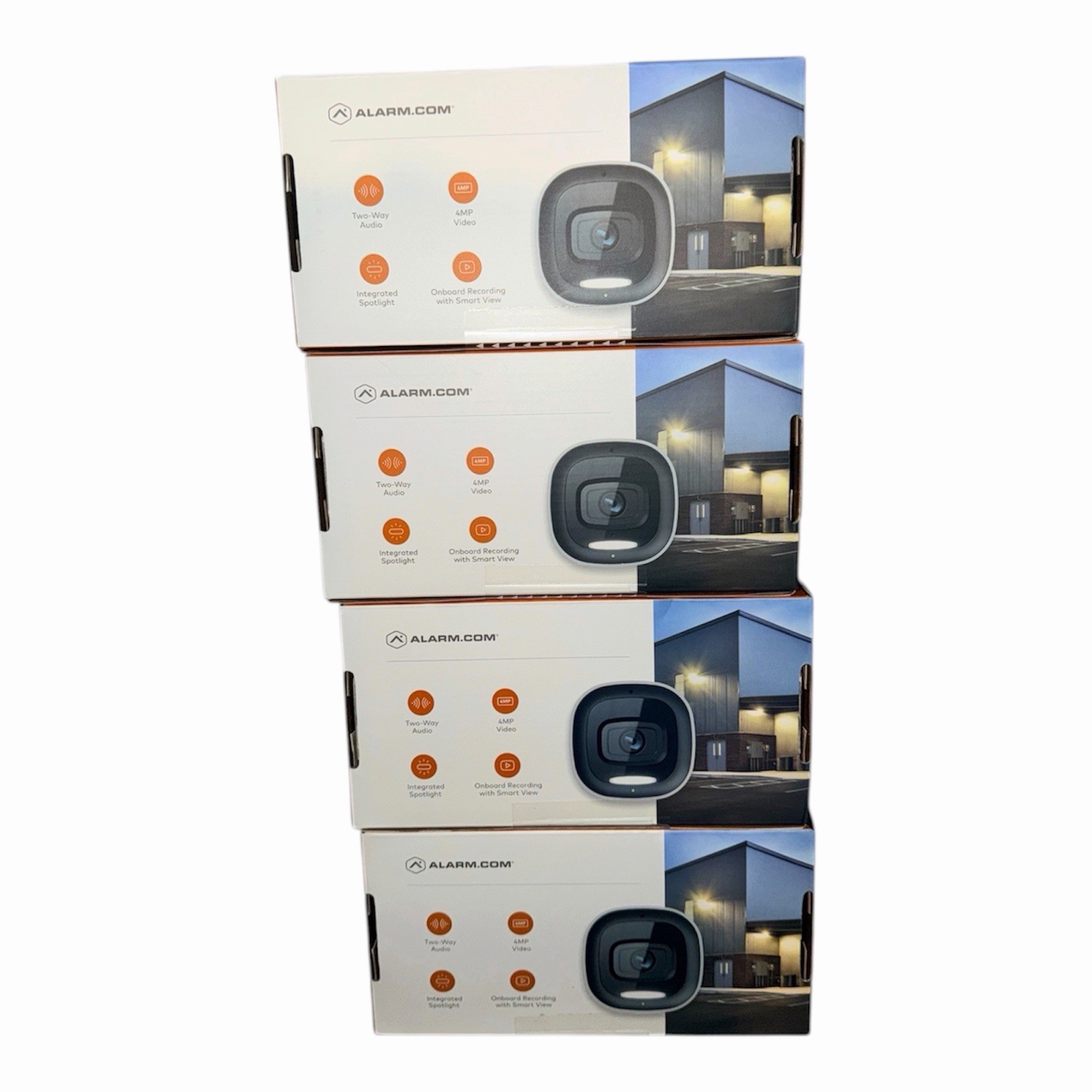 New Alarm.com ADC-V730 4MP Outdoor WIFI Spotlight Security Camera - White