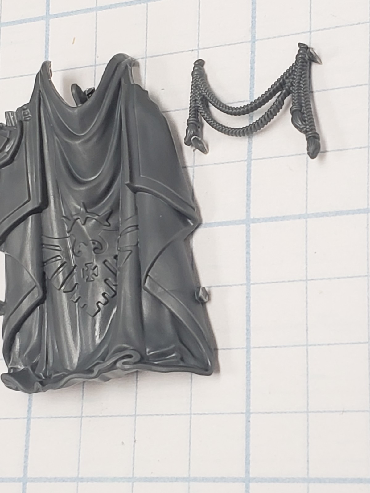 Warhammer 30k Legio Custodes Bits Shield Captain Flowing Cape w Braid #14
