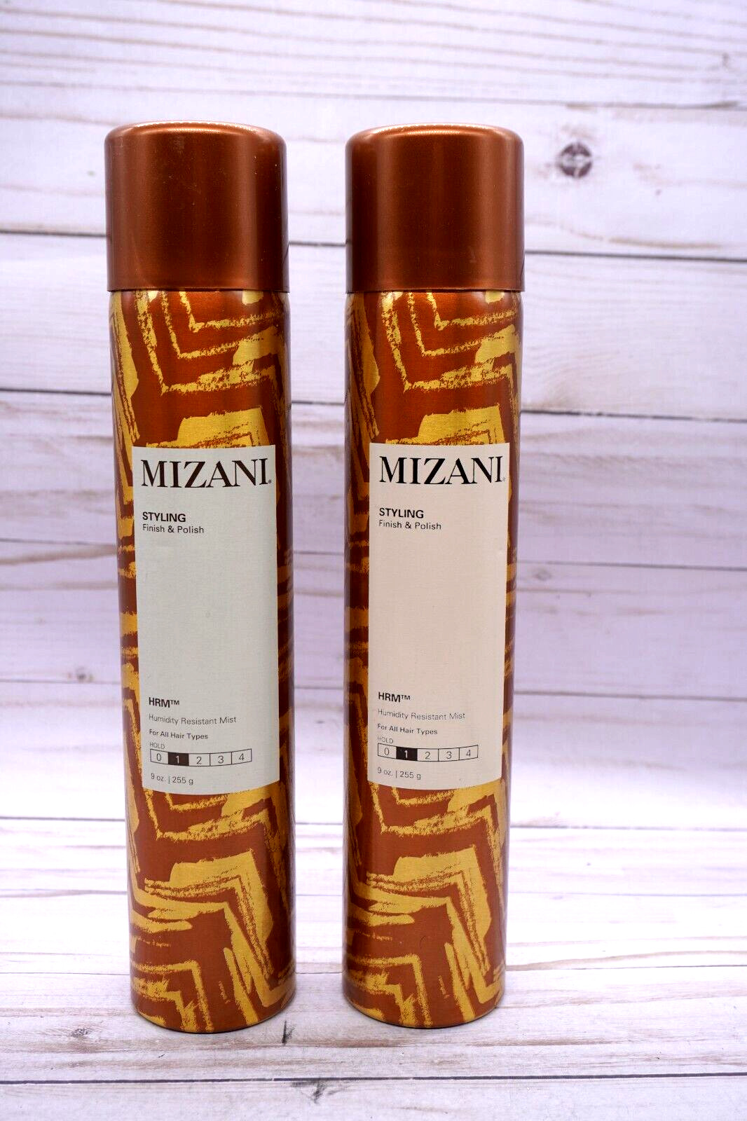 2 Mizani HRM Humidity Resistant Mist Hairspray Styling Finish & Polish #1  (9oz)