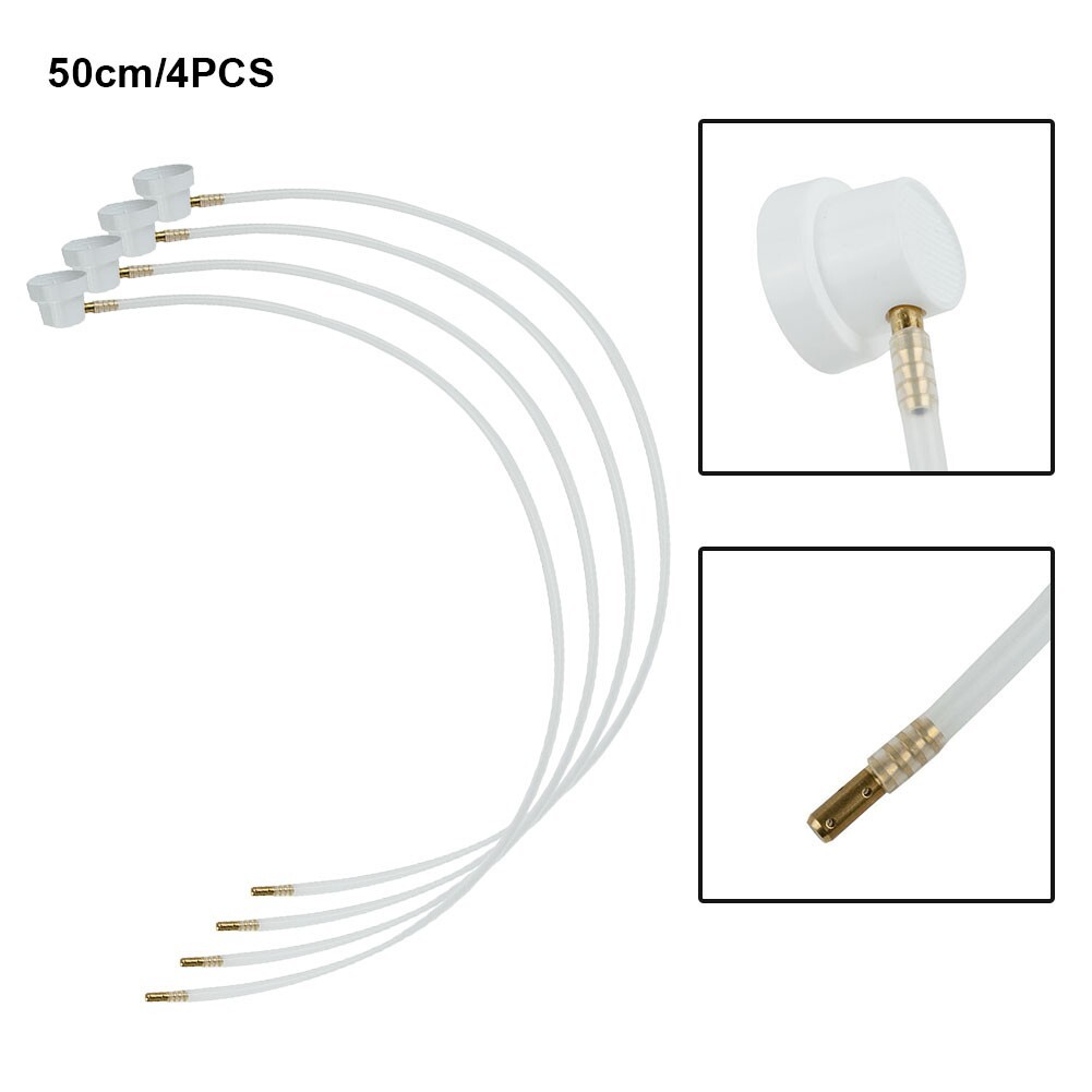 4pcs Fluid Film Nozzle Extension Hose For Aerosol Cans Spray 50cm High Quality