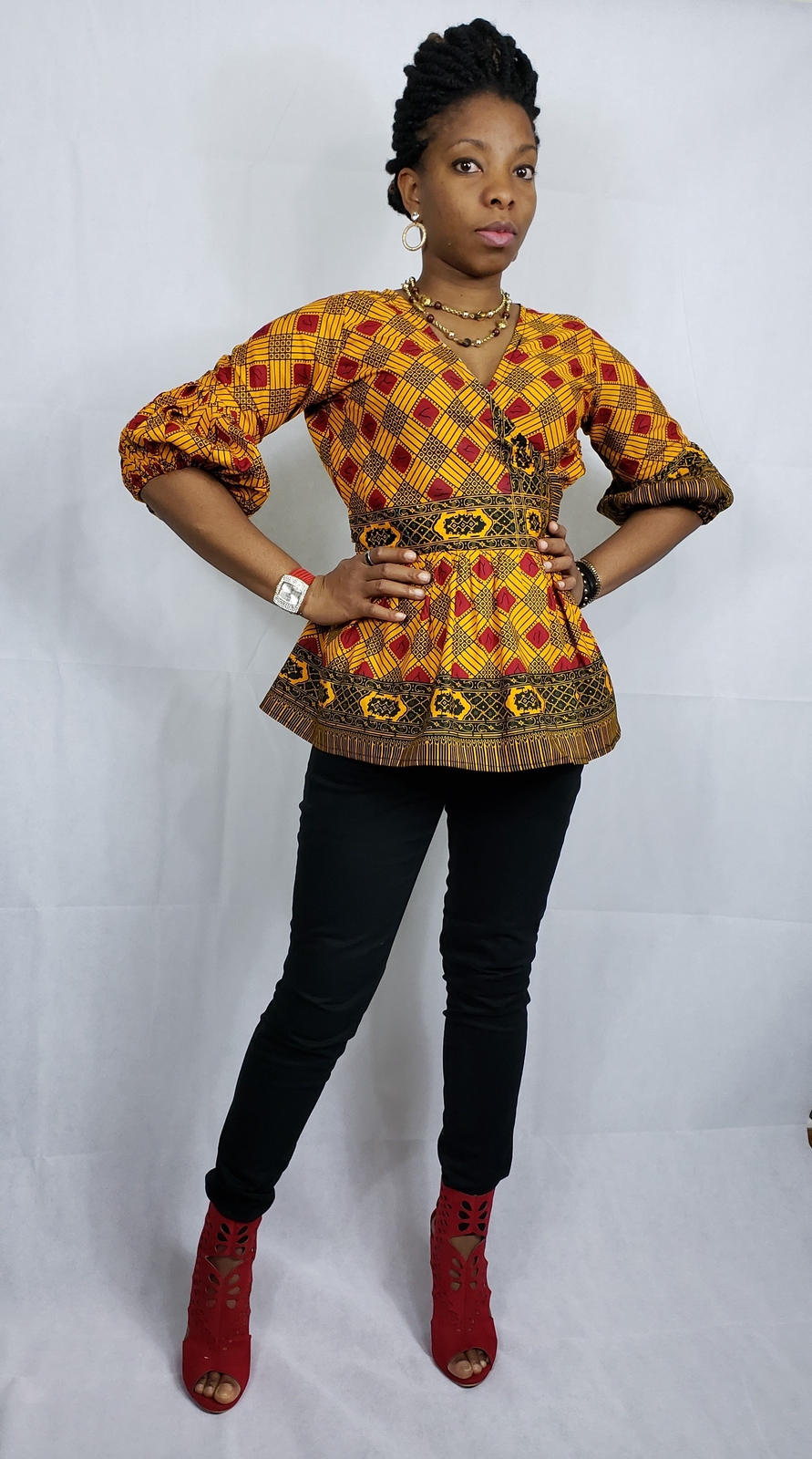 Ankara Blouse: Amaka