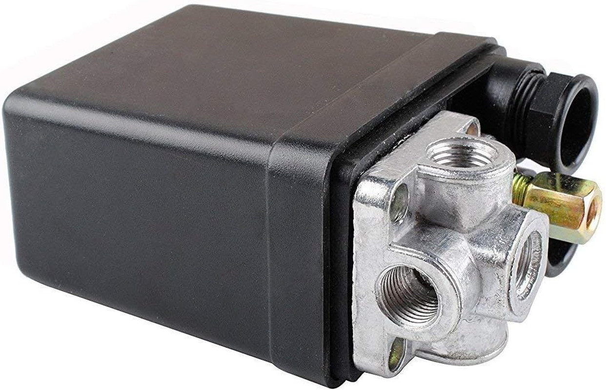 Central Pneumatic Air Compressor Pressure Switch Control Valve with 1/4"PT Threa