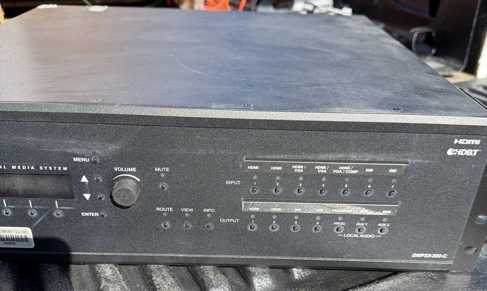 Crestron DMPS3-300-C HDMI Professional Digital Media Presentation System Rack