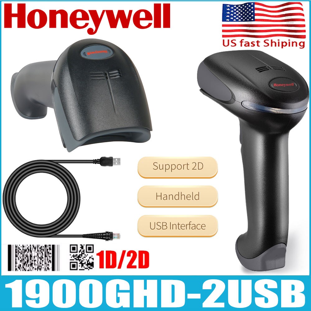 Honeywell Xenon 1900GHD-2USB High Density 2D Barcode Scanner Reader W/ USB Cable
