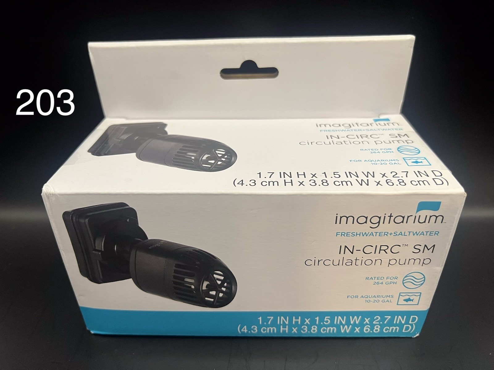 Imagitarium IN-CIRC Aquarium Circulation Pump Small 10-20 Gal Fresh/Saltwater