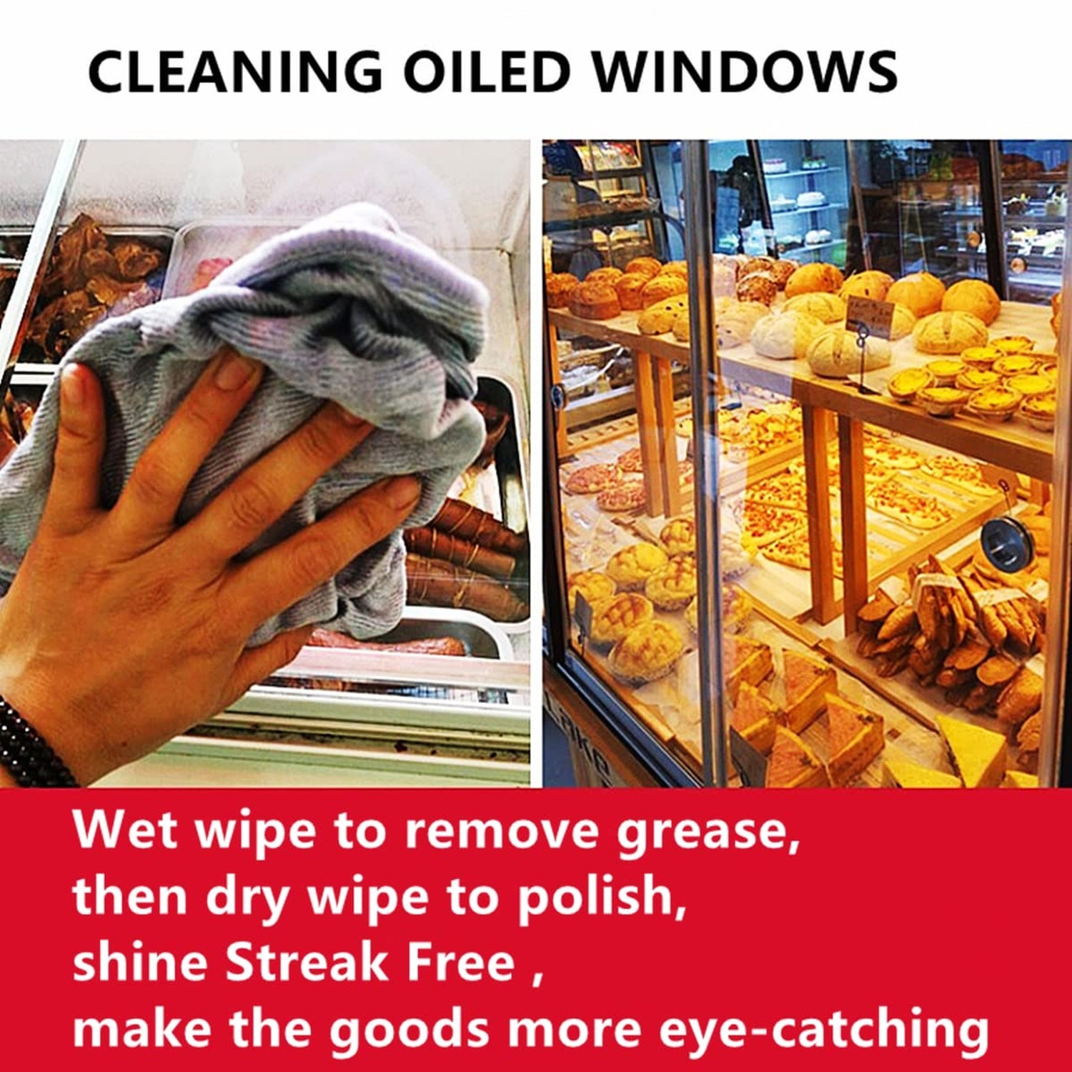 Ablethe Window Cleaning Cloth & Enviro Cloth Basic Package - Streak Free Clea...