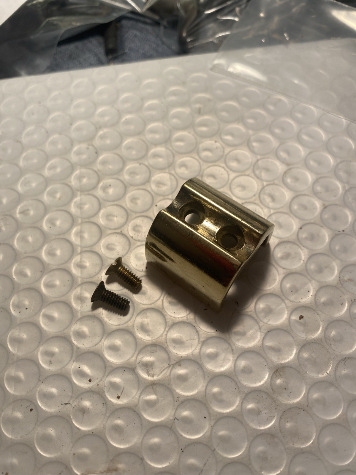 CVA Brass Nose Cap & Screws For Kentucky Rifle.