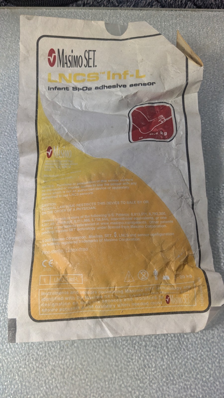 Masimo SET LNCS inf-LNCS nfant spo2 adhesive cable