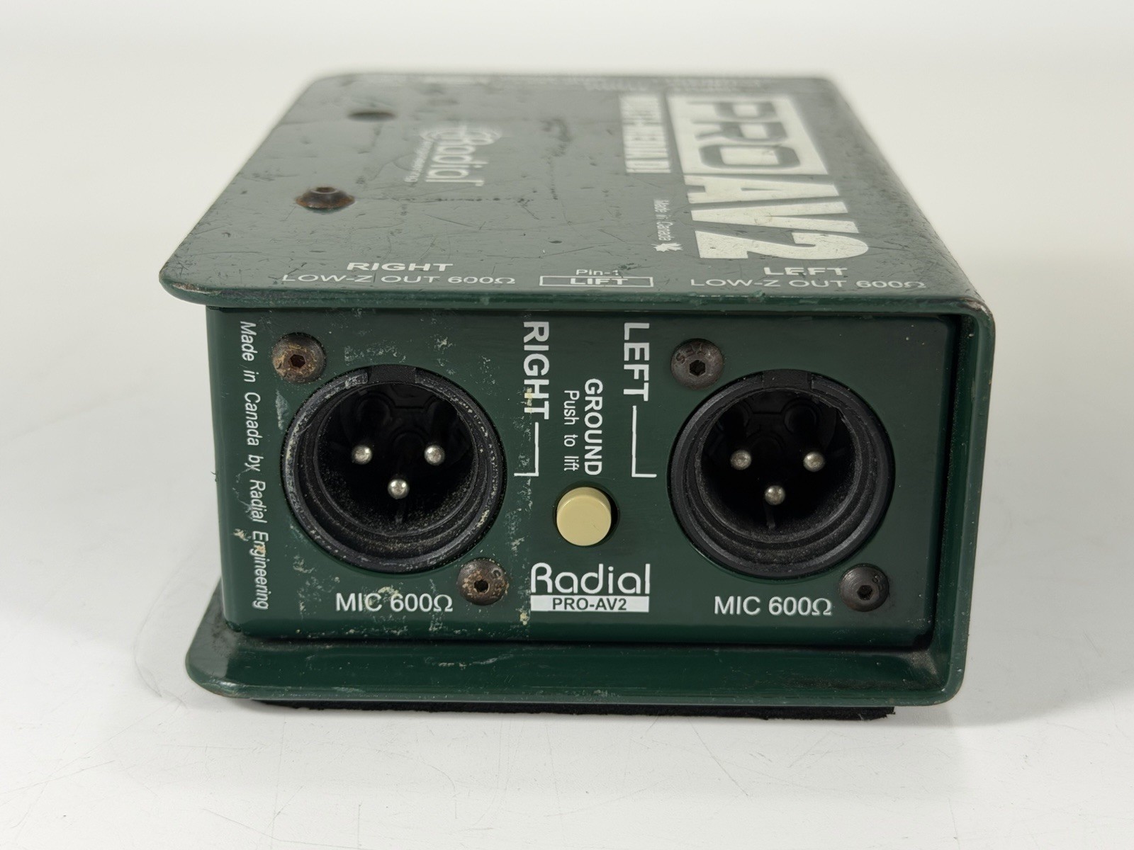 Radial ProAV2 MultiMedia DI Two-Channel Multimedia Direct Box