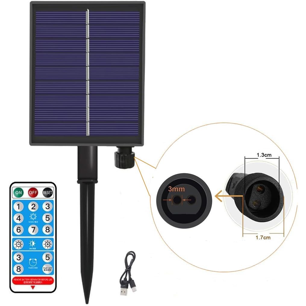 Solar Battery Box for 3V LED String Lights