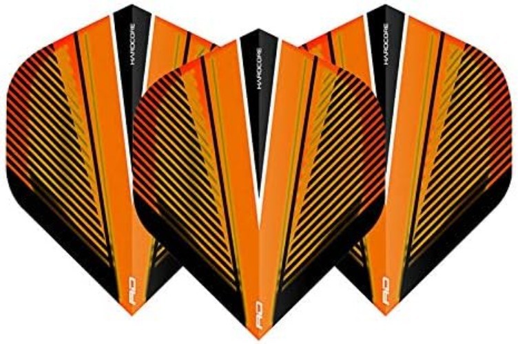 Hardcore Radical Extra Thick Standard Dart Flights - 4 Sets Per Pack 12 Dart ...