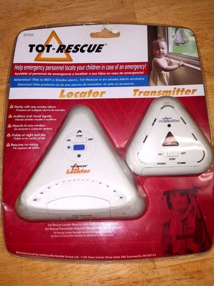 Tot Rescue Locator Transmitter Help Emergency Personnel Locate Kids Elderly Pet