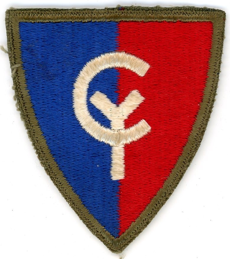 US Army WWII Shoulder Patch: 38rd Infantry Division Cut Edge