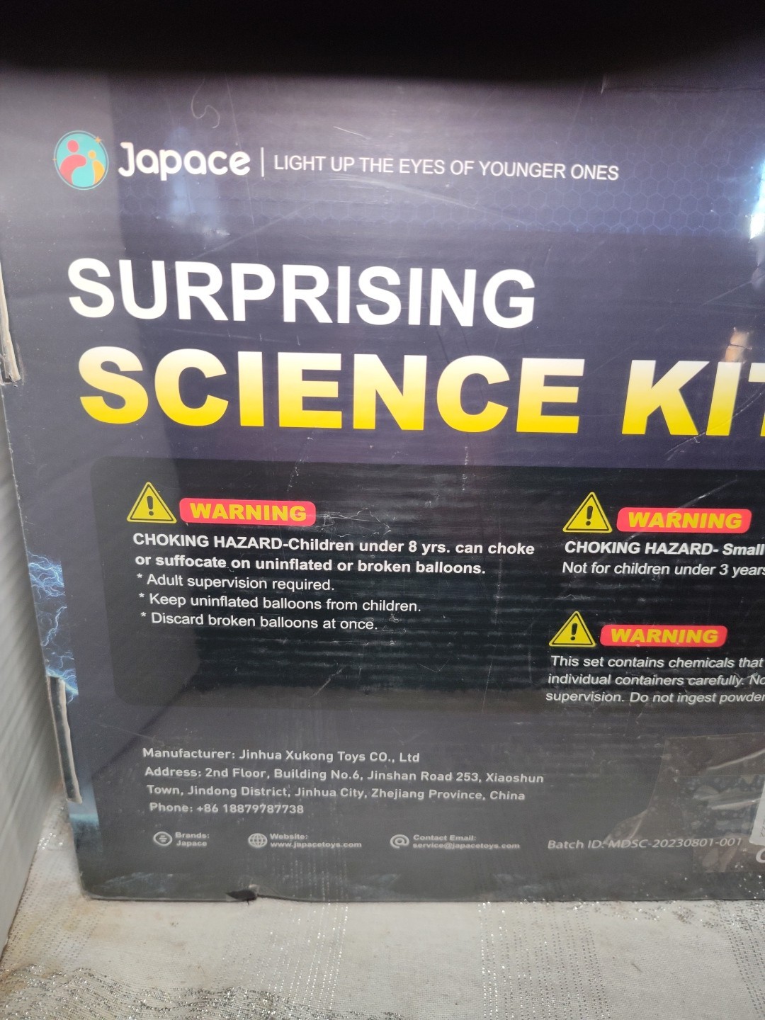 Japace Surprising Science Kit 100+ Cool Experiments New STEM 4+