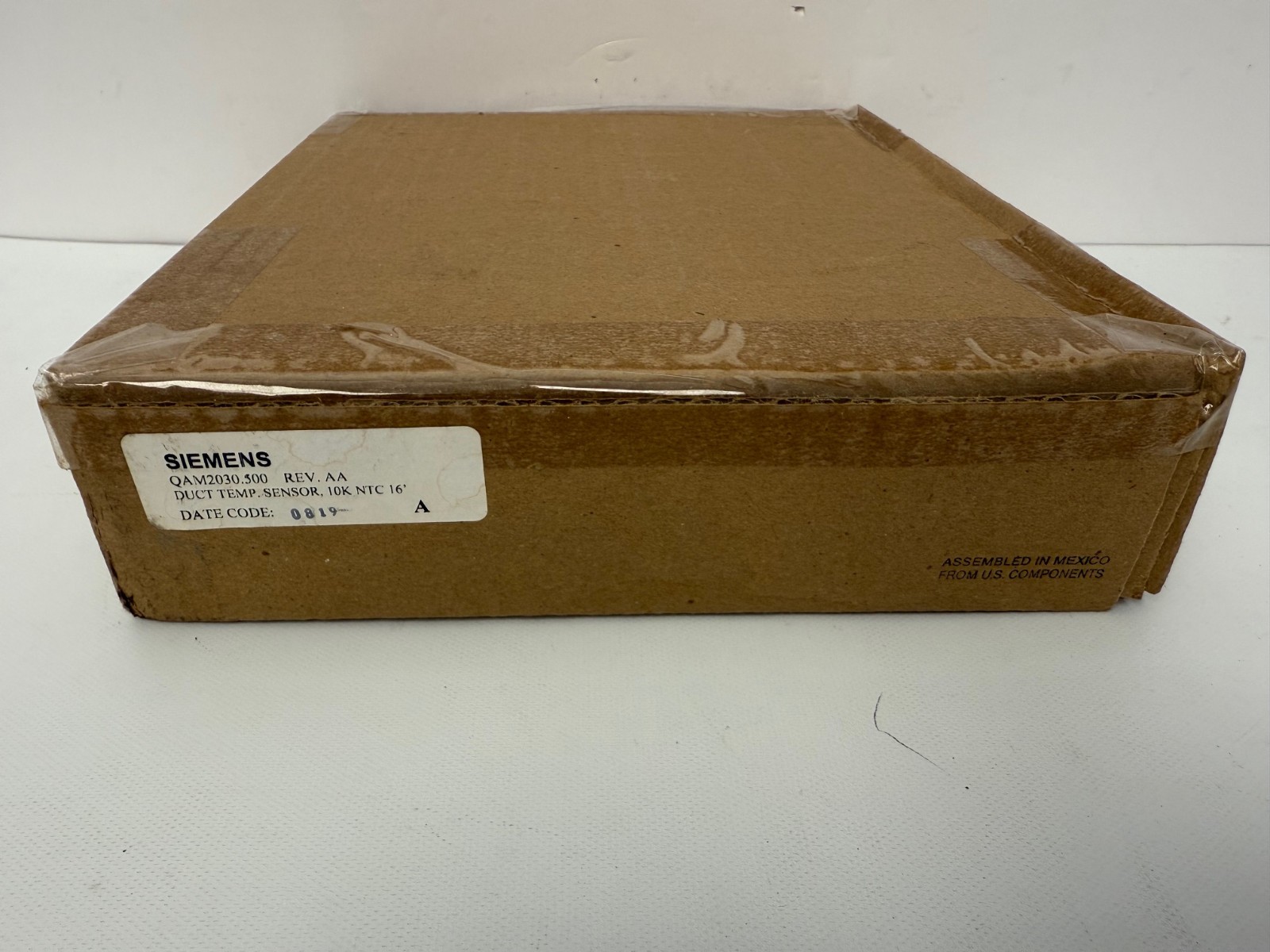 SIEMENS QAM2030.500 DUCT AVERAGING TEMP SENSOR 10K OHM NTC 16' FLEX PROBE NEW