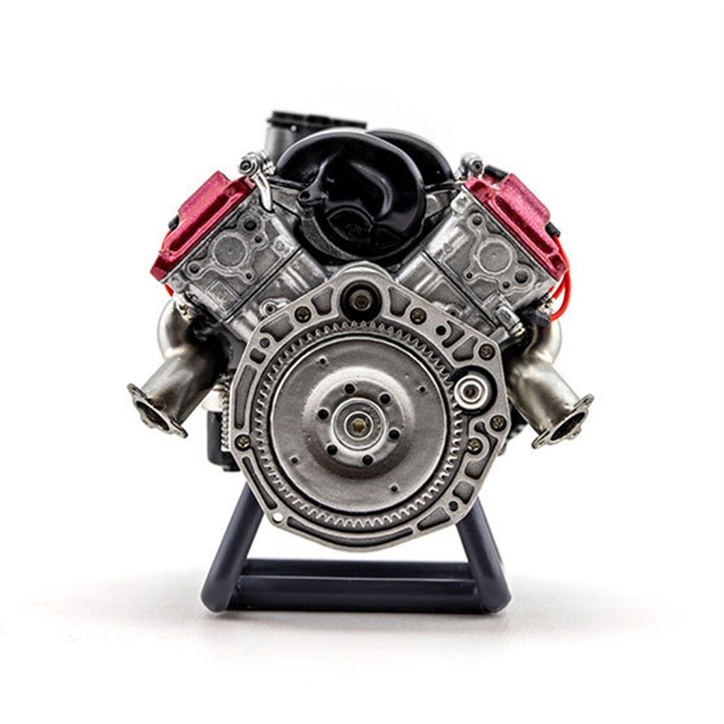 DIY Mini V8 Combustion Engine Model Mechanical Assembly Toy Collectible Gift