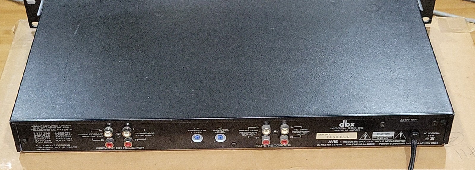 Beautiful DBX 3BX-DS Digital Series Dynamic Range Controller Expander