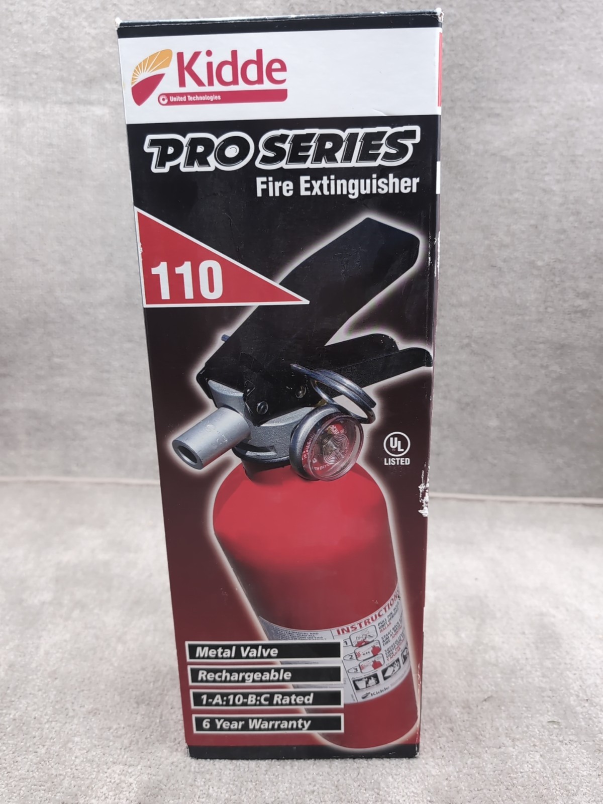 Kidde Pro 110 1A:10-B:C Fire Extinguisher
