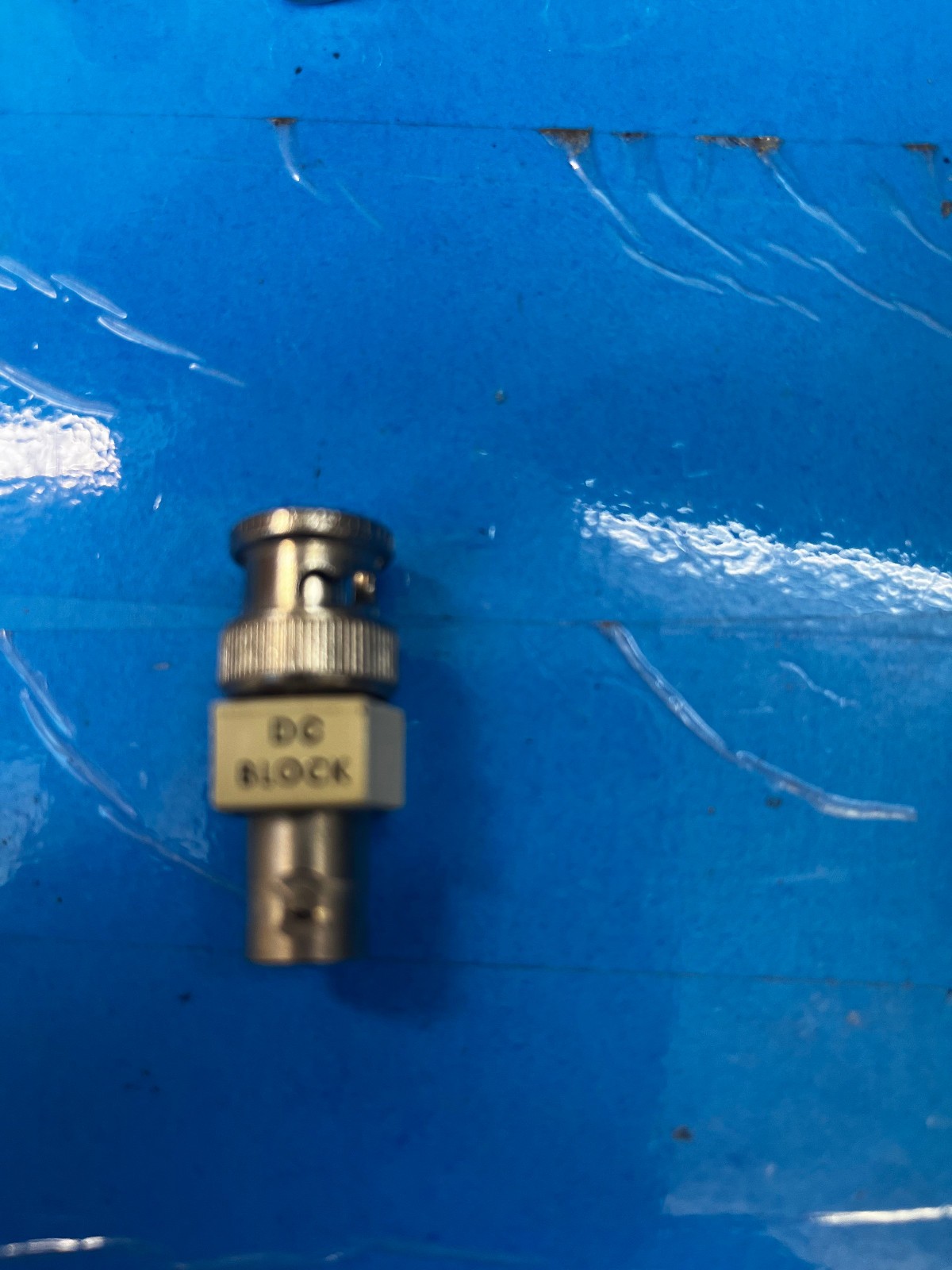 u TEKTRONIX 015-0221-00 DC BLOCK 50 ohm