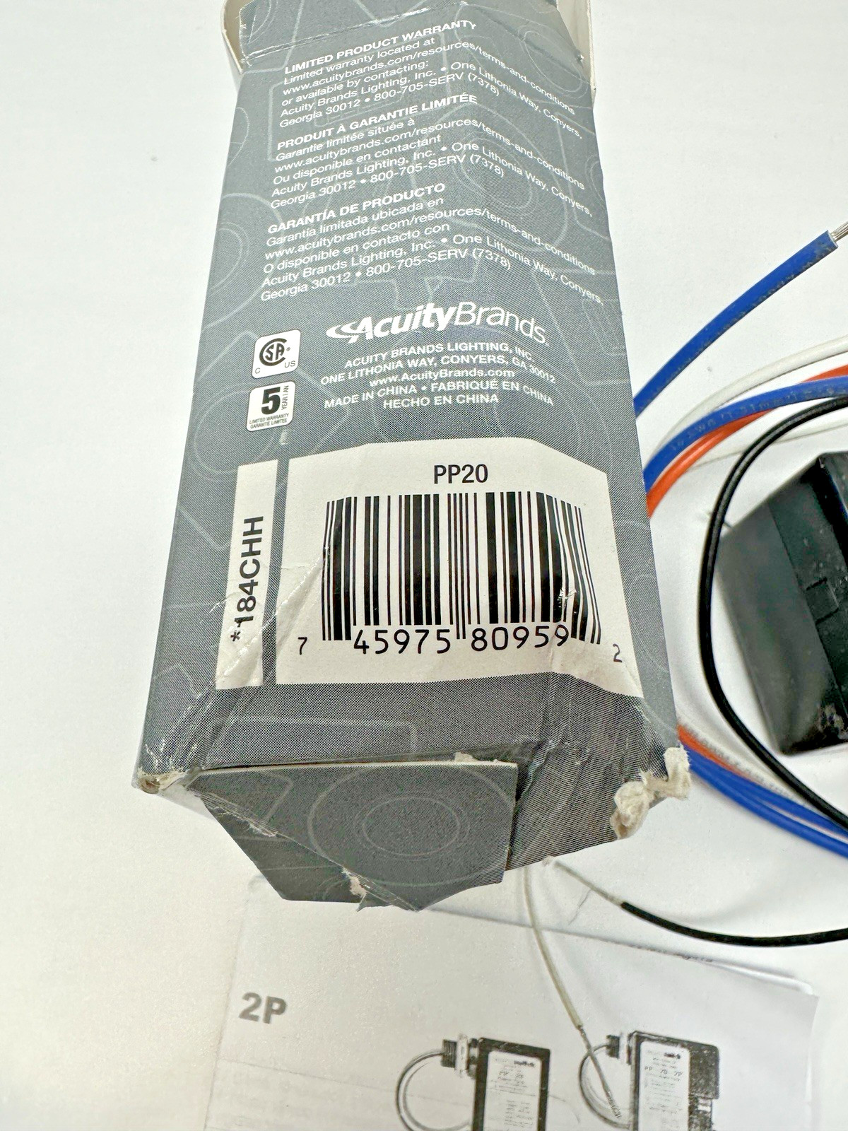 NEW Acuity Controls / Sensor Switch PP20 - Power Pack Fast Free Shipping!