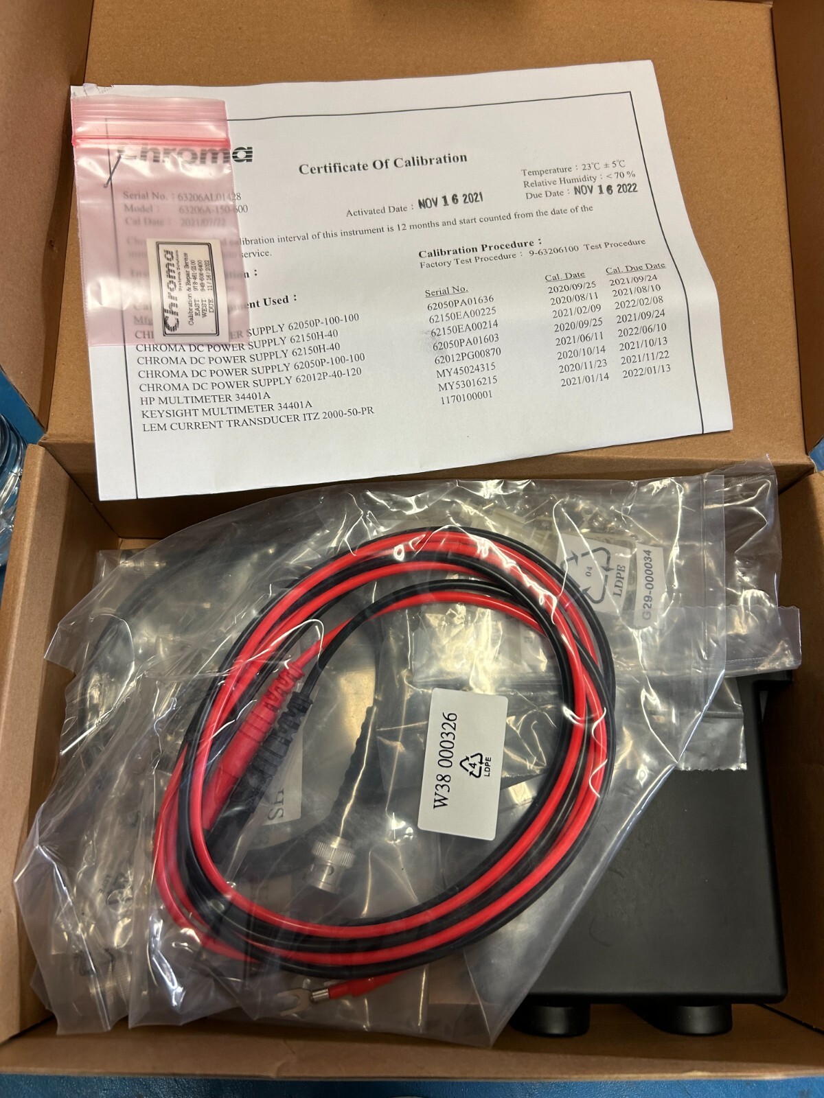 New - Chroma Power Supply Accessory Kits
