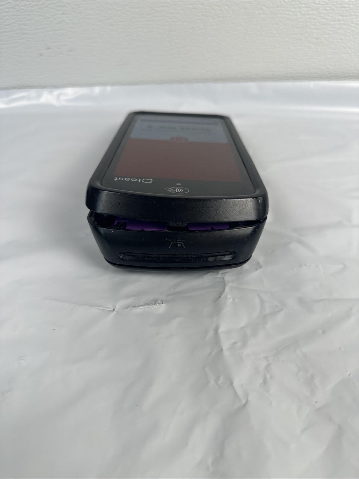 Toast Go 2 TG200 Handheld POS - Tested Working - Charging Cable - Case Damage