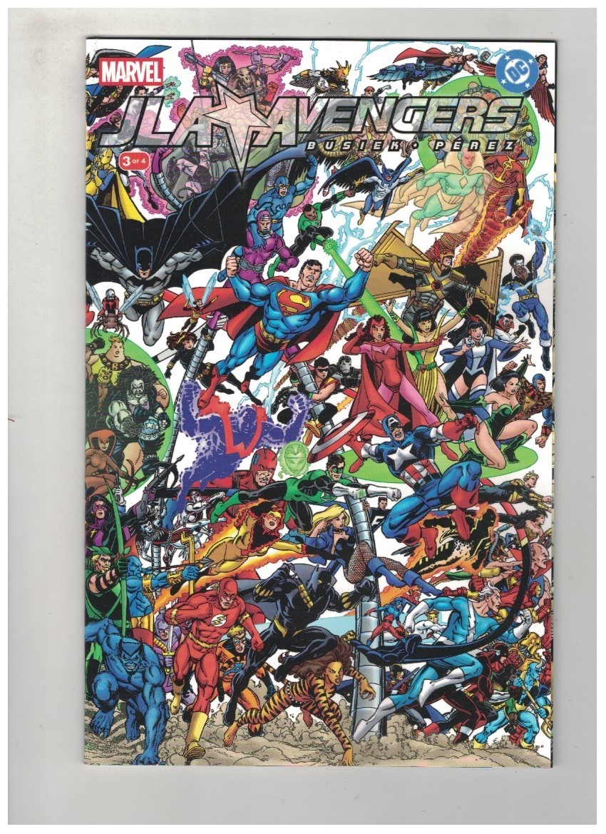 JLA/AVENGERS #3 FACSIMILE EDITION - GEORGE PEREZ ART & COVER - MARVEL-DC/2026