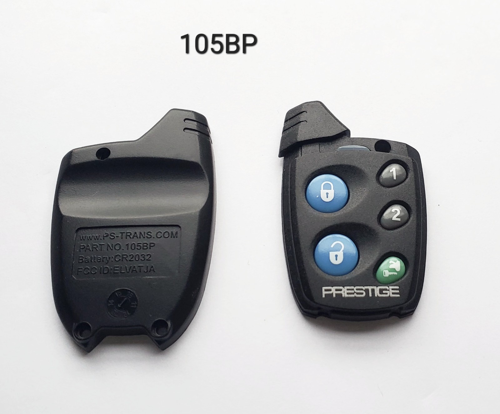Empty case & Pad for PRESTIGE ELVATJA Remote Start Keyless 105BP