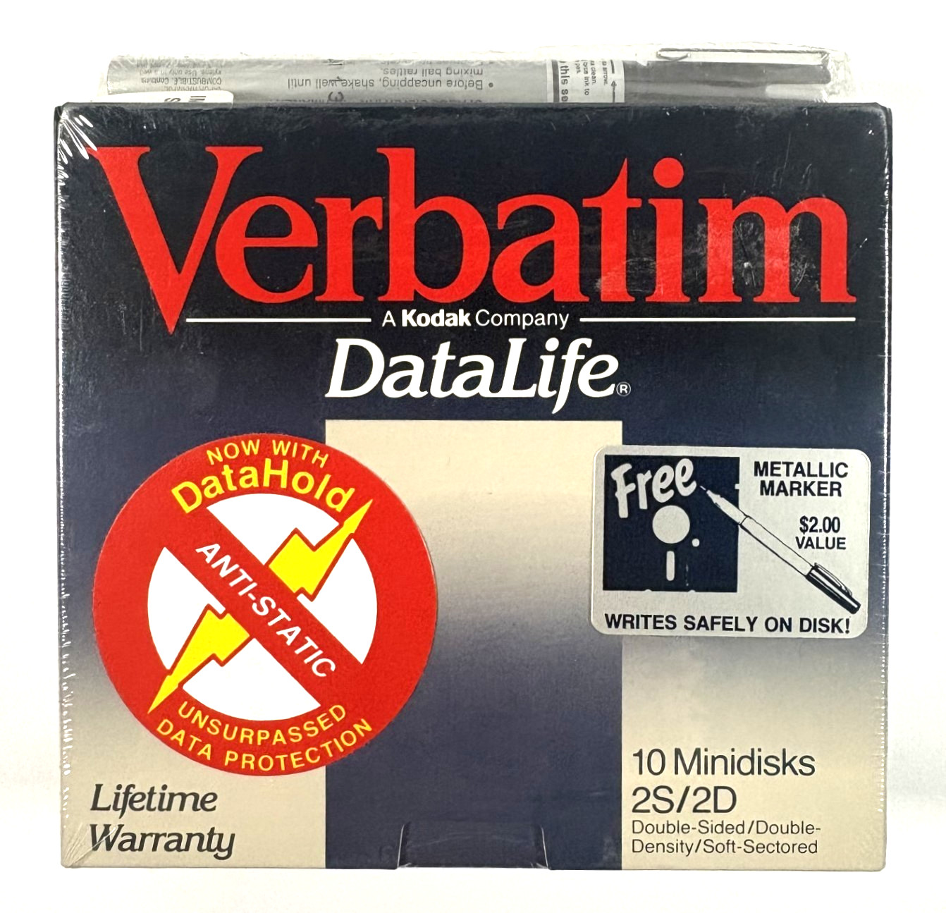 Verbatim Minidisk 10-Pack 2S/2D IBM Compatible PC New Sealed Free Shipping
