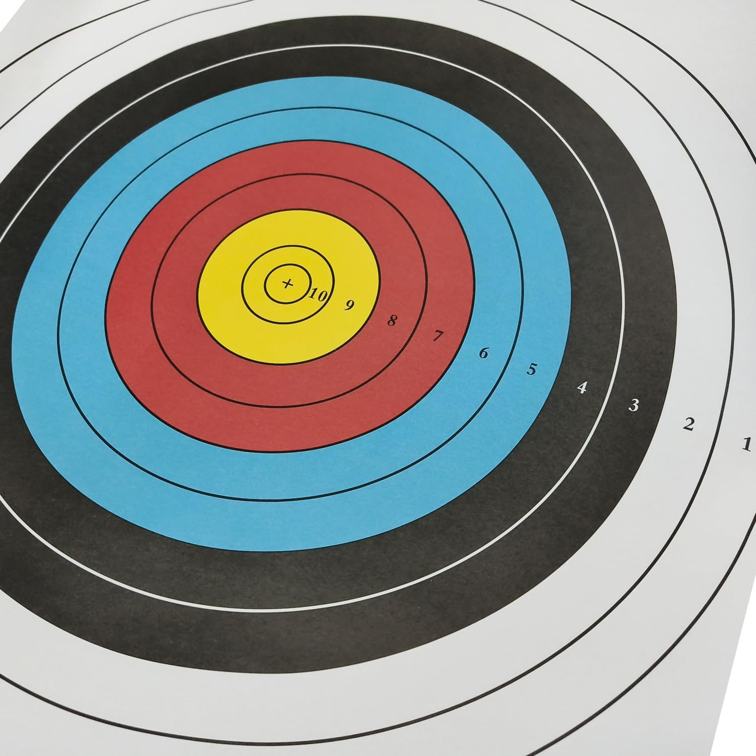 Archery Targets Paper for Backyard 30/50Pcs Standard Archery Target 40Cm 10 Ring
