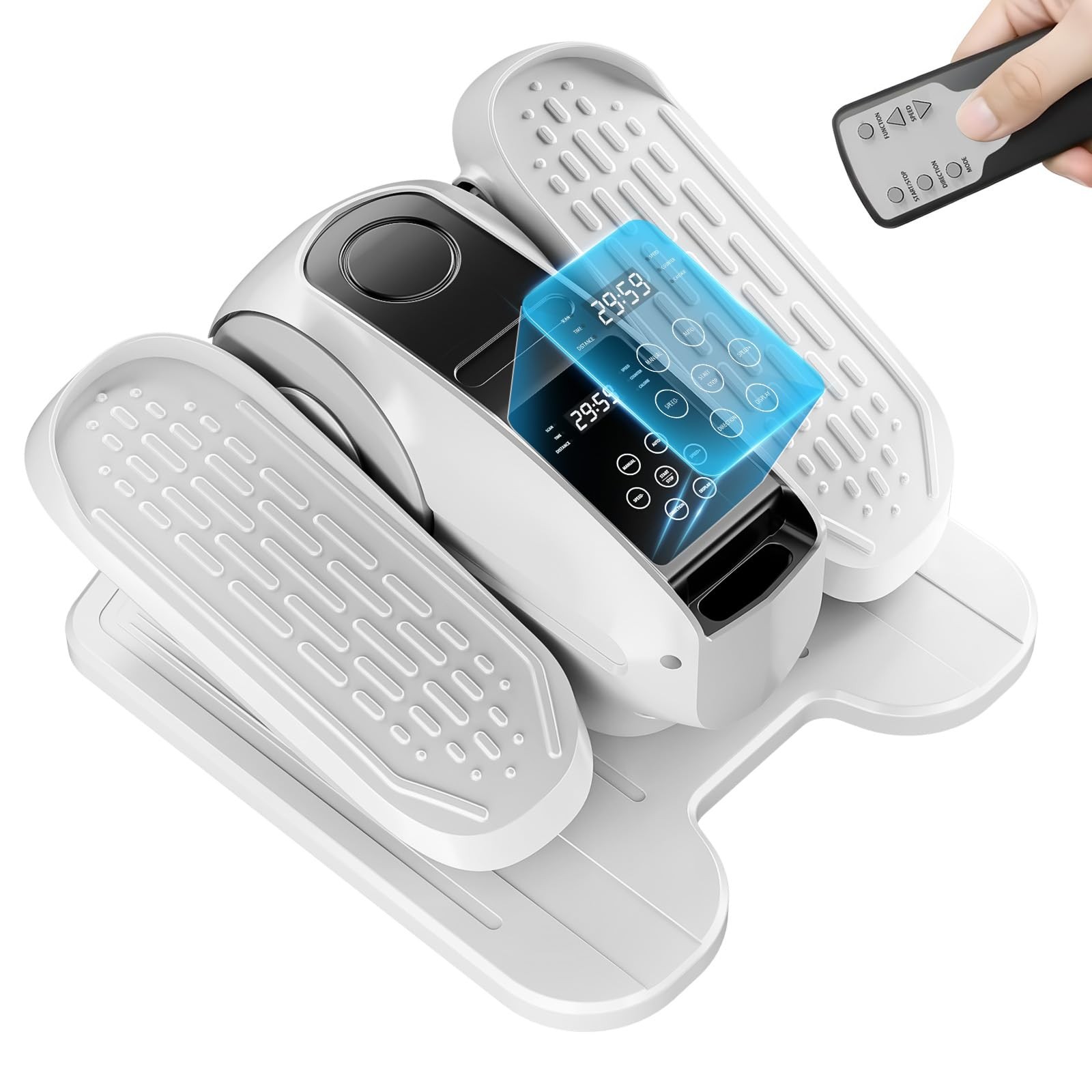 Under Desk Elliptical Exercise Machine, Mini Elliptical Leg Exerciser As Seen...