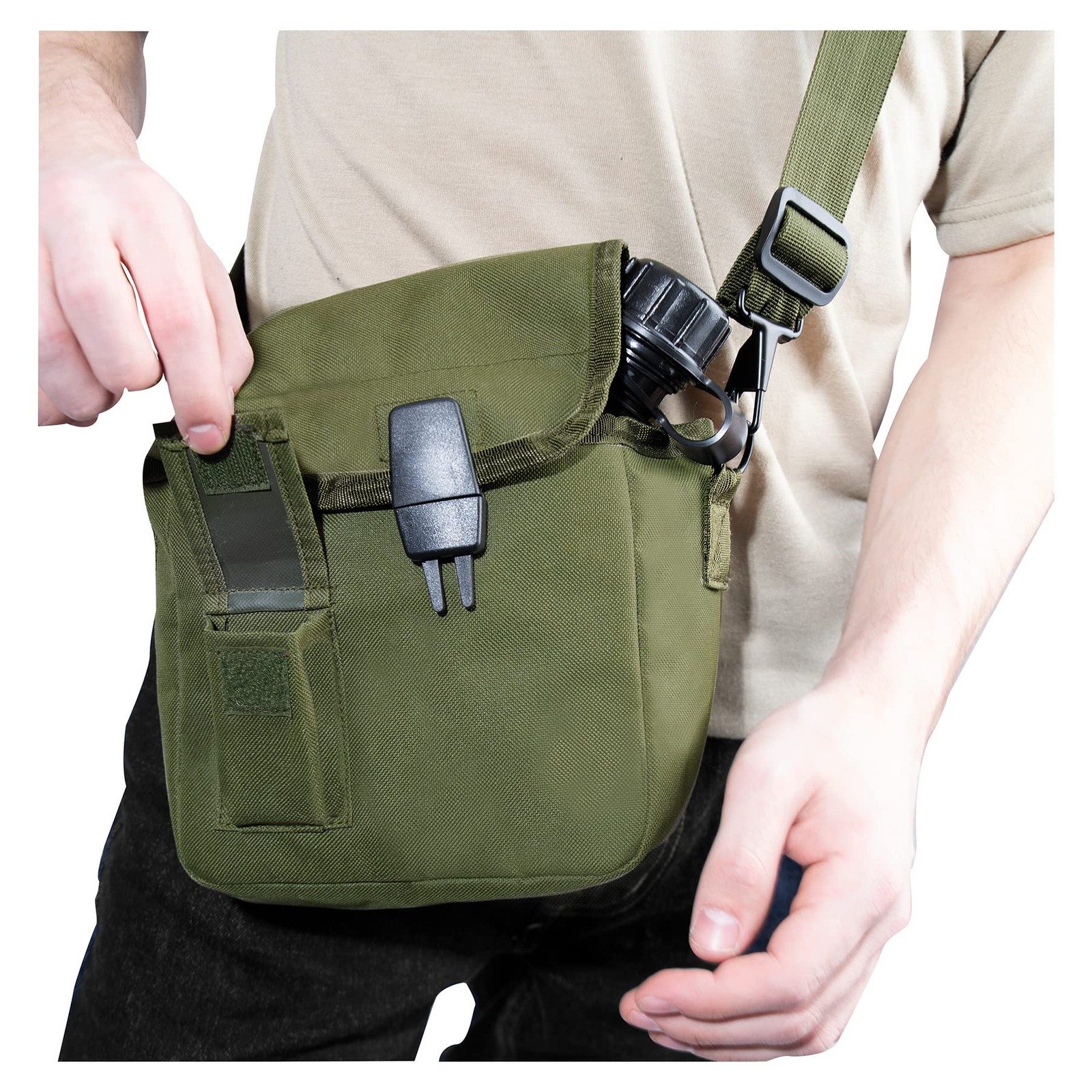 Rothco Black Bladder Canteen Cover 12871