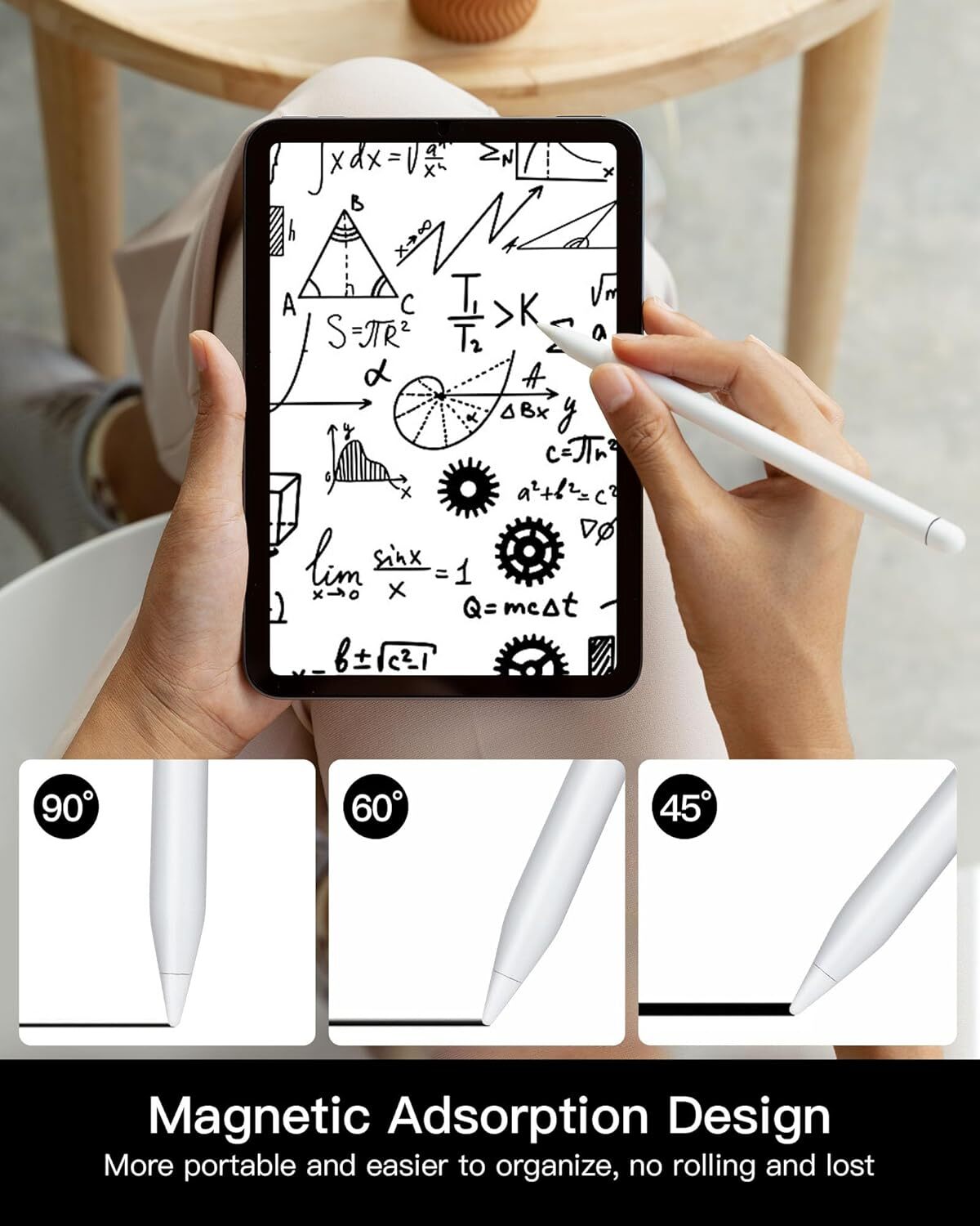 Ipad Pencil 1St Generation For Ipad 9Th&10th Generation With Palm Rejection, Til