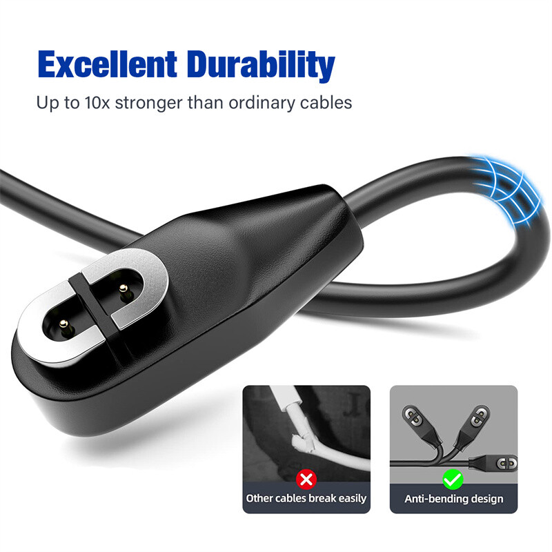 USB Magnetic Headset Charger Charging Base Cable Cord For Aftershokz Shokz AS800