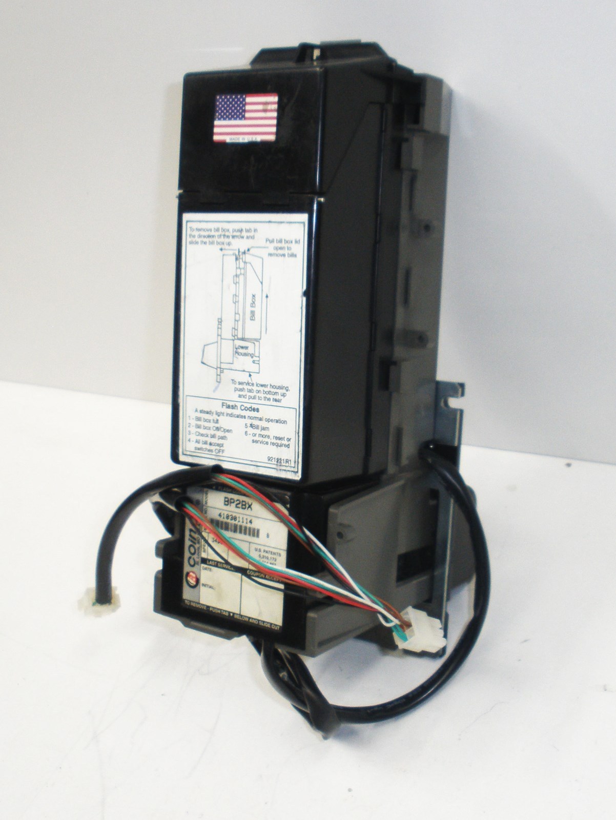 Coinco Bill Pro BP2BX Validator Used W/bilbox WB