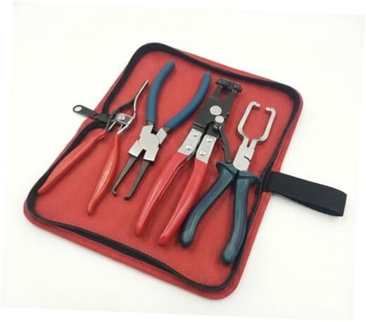 Set 4Pcs electrical connector disconnect tool,Fuel Line Pliers,9" Fuel Filter